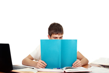 Student With Workbook