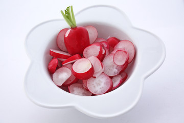 Salade de radis rouge