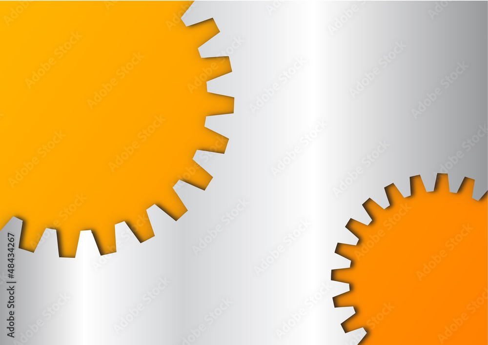 Fototapete Abstract gear background