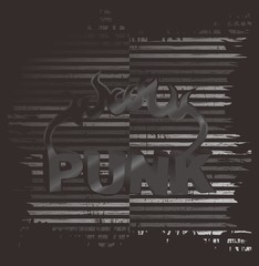 Obraz na płótnie Canvas music page punk dark