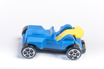 Blue toy car