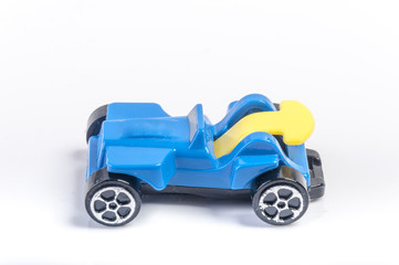 Blue toy car