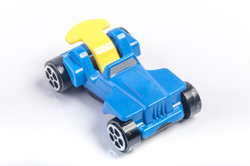 Blue toy car