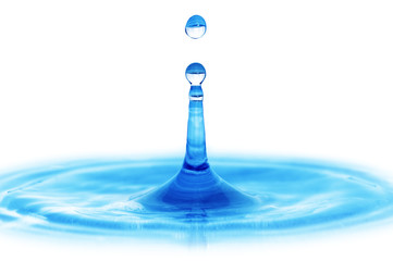 splash water isolated on white background