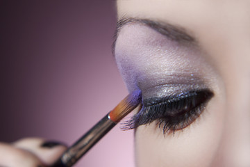 Naklejka premium Beautiful eye make up
