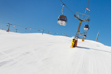 Obraz premium Gondola Ski Lift