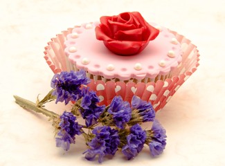 Cupcakes de san valentin