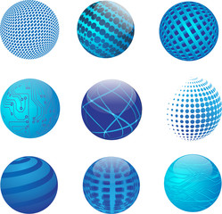 Fototapeta premium abstrakt kugeln