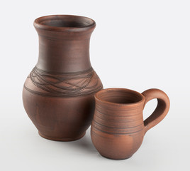 Clay pottery