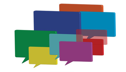 Social networking and chat concept