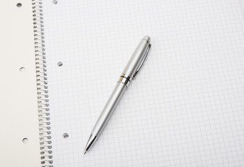 Pen with notebook