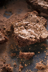 Brownie und Kakao