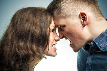 Couple has a little argument