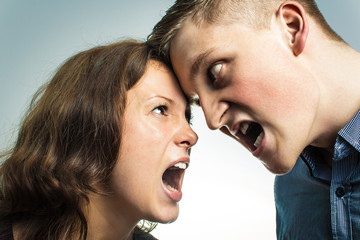 Couple has a little argument