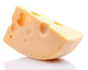 Сheese isolated on white