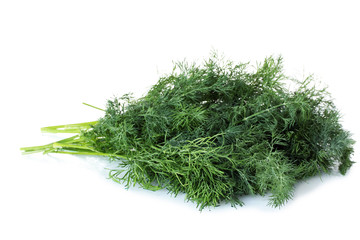 dill isolated on white