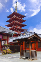 Pagoda at Sensoji Asakusa Temple