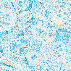 Seamless doodle background