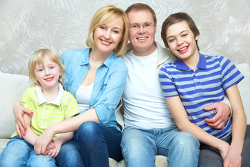 Obraz premium Happy family