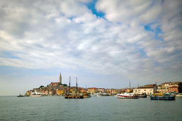 Fototapeta premium Old European town at adriatic sea