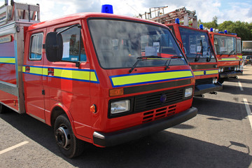 vintage fire engine