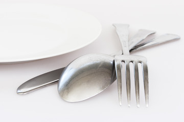 Tenedor, cuchara y cuchillo