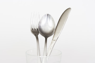 Tenedor, cuchara y cuchillo