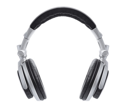 Stylish Silver DJ Headphones