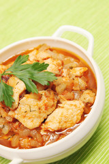 Goulash with paprika