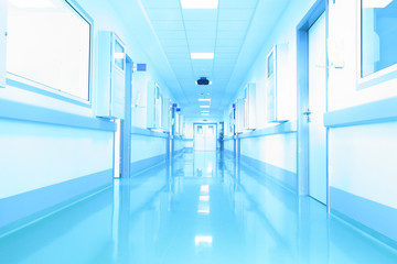 corridor in the department of the hospital
