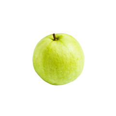 Guavas isolated on white background with clipping path