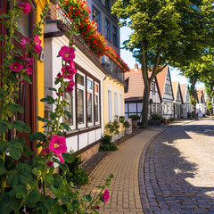 gasse in warnemünde