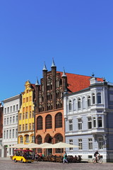 Fototapeta na wymiar Stralsund Altstadt