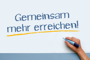 Gemeinsam mehr erreichen!
