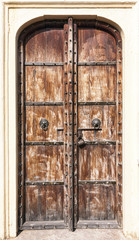 Old wooden door.