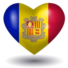 Herz mit Schatten - Andorra