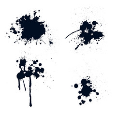 Ink splatters