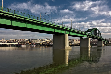 Fototapeta na wymiar Train Bridge