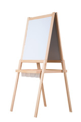 easel isolated with white background