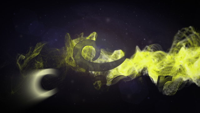 Cancer Zodiac Sign in Particle - HD1080
