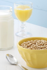 Delicious and healthy honey nuts cereal
