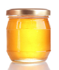tasty honey isolated on white