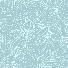 Seamless abstract casual hand-drawn pattern