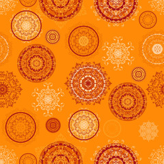 Vector Seamless Pattern with Lacy Elements