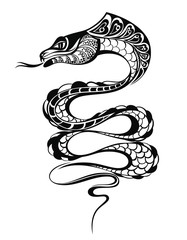 Obraz premium Snake 2013. Tattoo design