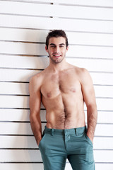 Obraz premium sexy male model