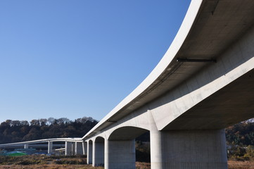 建設中の高速道路