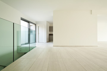modern architecture, new empty apartment