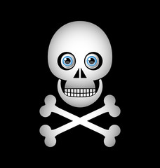 Skull and crossbones icon