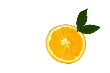 a slice of orange
